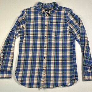 Madewell Women's Slim Button Down Boyshirt Tulsa Plaid Size‎ Medium Style E0335